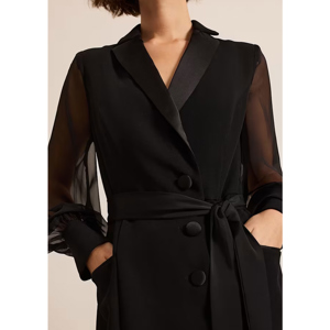 Phase Eight Saeda Black Tux Dress